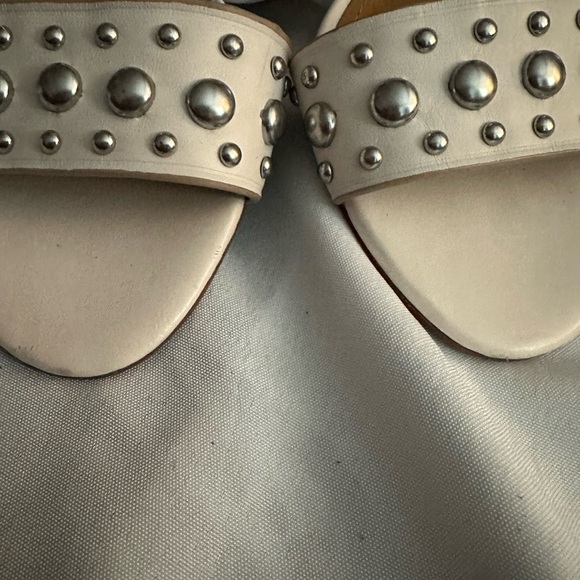 Coach pre owned ankle strap sandals! They have 
Silver brads on them! So cute. - Picture 2 of 7